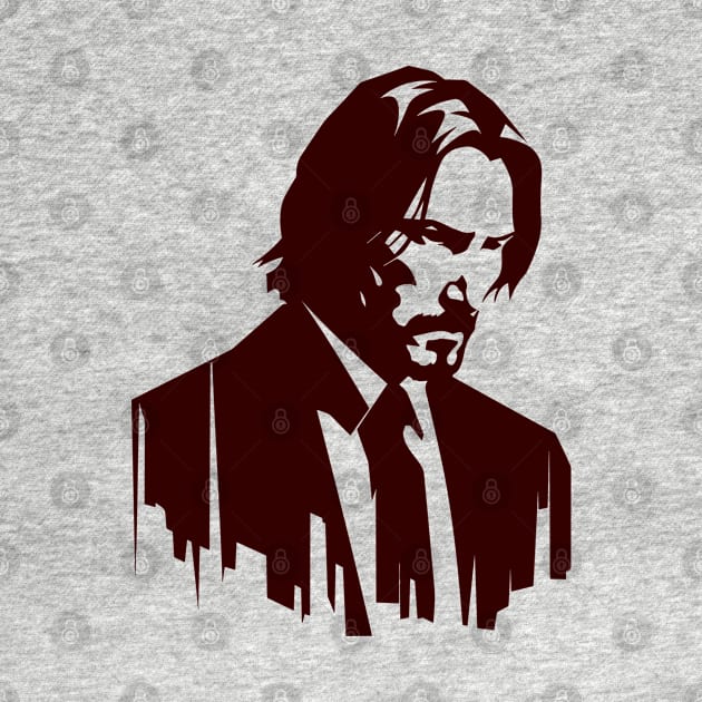 John Wick Retro Style by Jandara